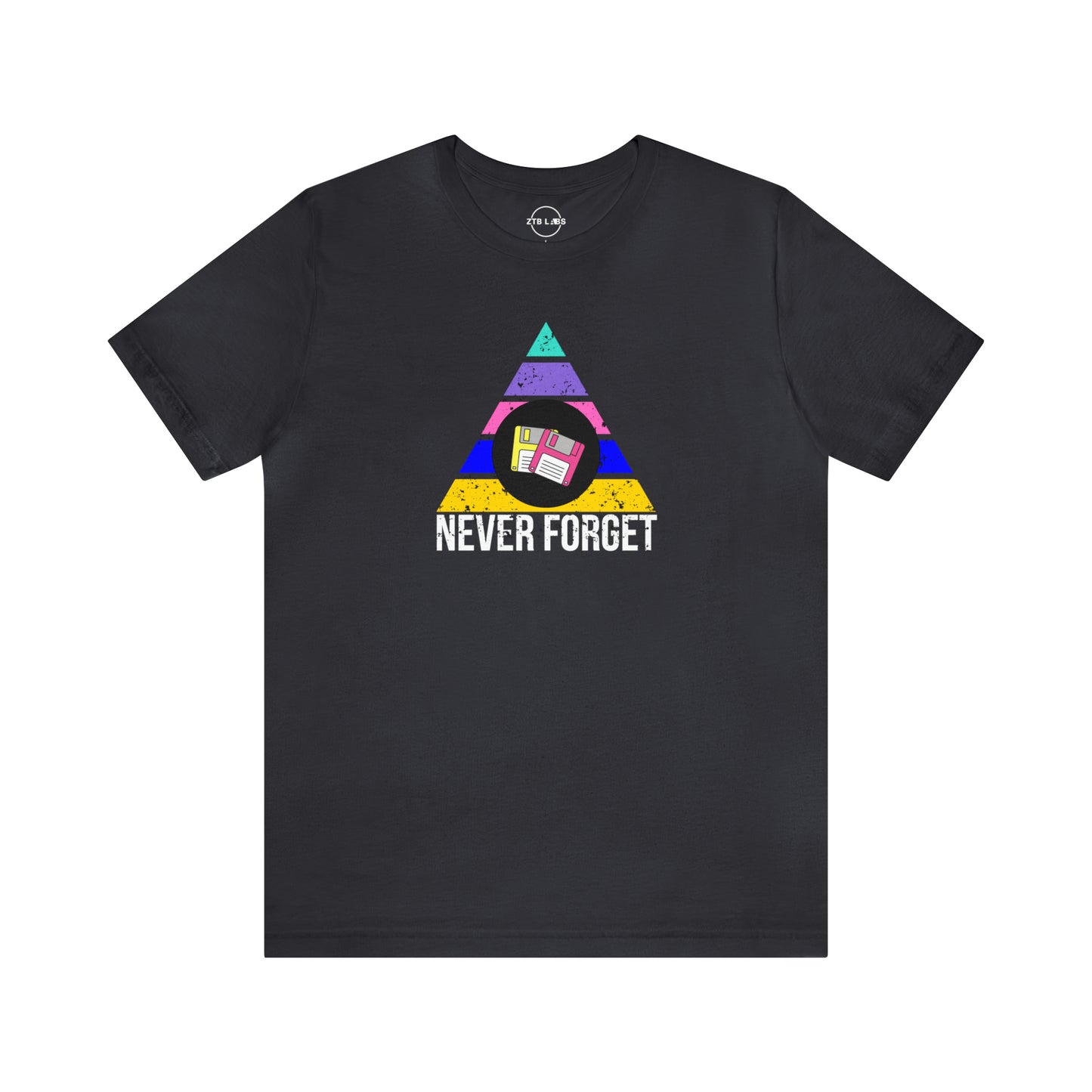 Meme Shirt: Never Forget Floppy Disk Color, Funny Shirt, Boomer Shirt, 90s shirt, Unisex, T Shirt, GM