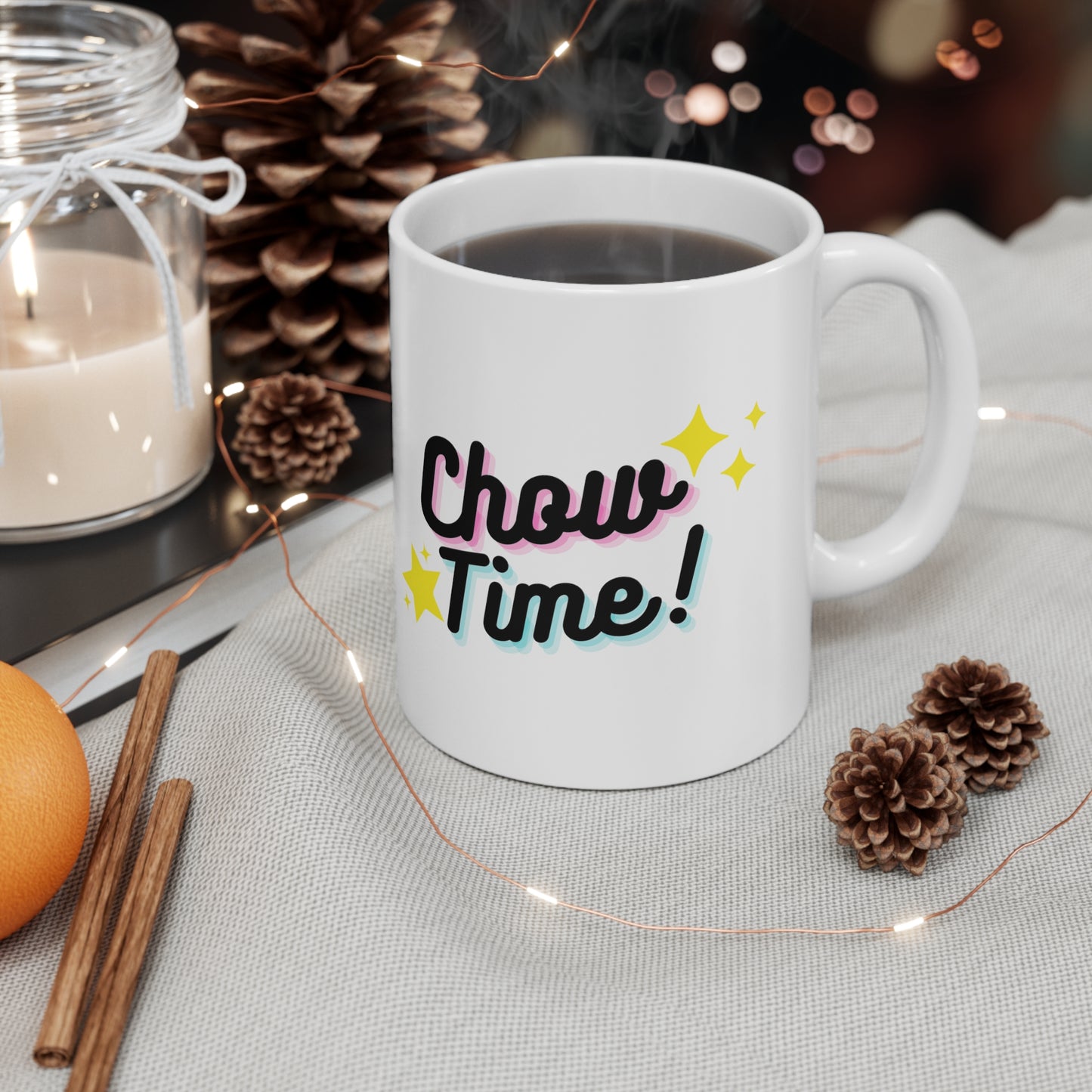 Chow Time - Ceramic Mug 11oz