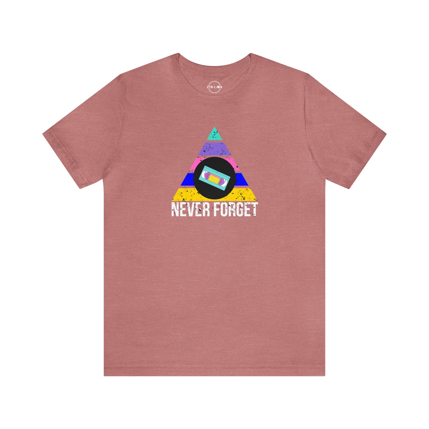 Meme Shirt: Never Forget VHS Color, Funny Shirt, Boomer Shirt, 90s shirt, Unisex, T Shirt, GM