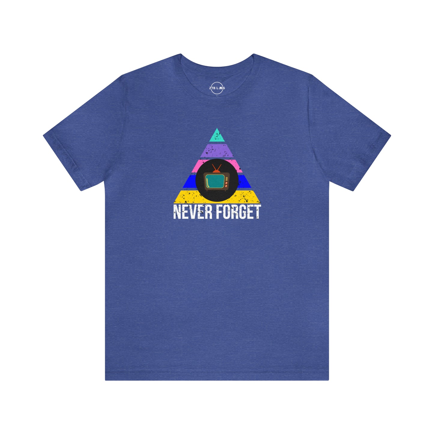 Meme Shirt: Never Forget TV Color, Rabbit Ears, Funny Shirt, Boomer Shirt, 90s shirt, Unisex, T Shirt, GM