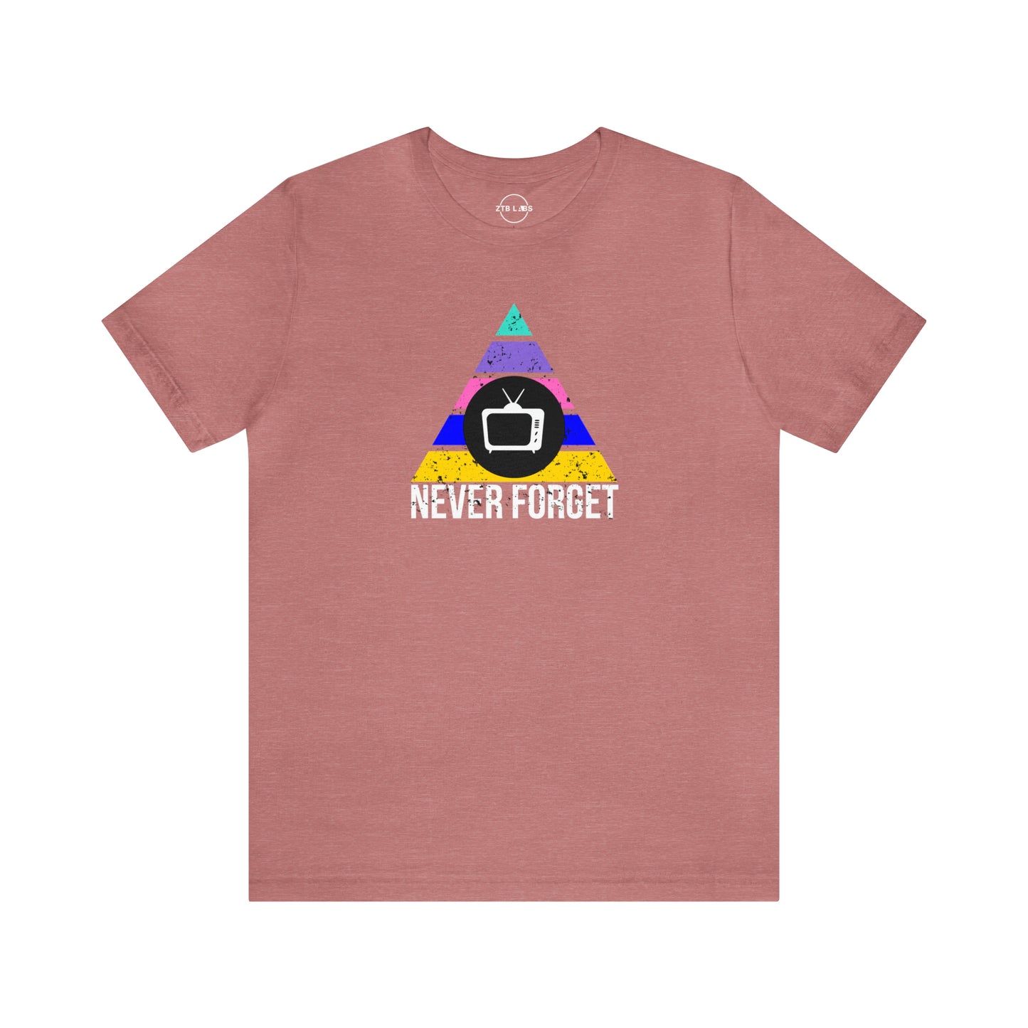 Meme Shirt: Never Forget TV Clear, Rabbit Ears, Funny Shirt, Boomer Shirt, 90s shirt, Unisex, T Shirt, GM