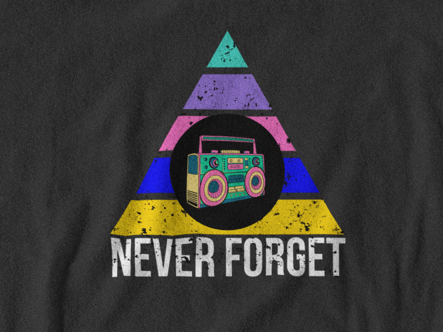 Meme Shirt: Never Forget Boom Box Color, Funny Shirt, Boomer Shirt, 90s shirt, Unisex, T Shirt, GM