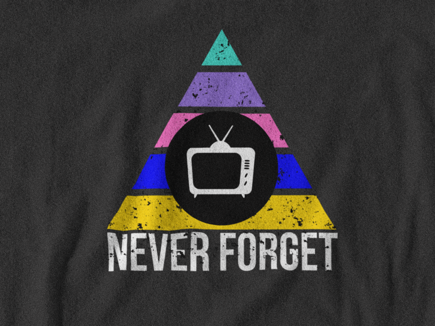 Meme Shirt: Never Forget TV Clear, Rabbit Ears, Funny Shirt, Boomer Shirt, 90s shirt, Unisex, T Shirt, GM