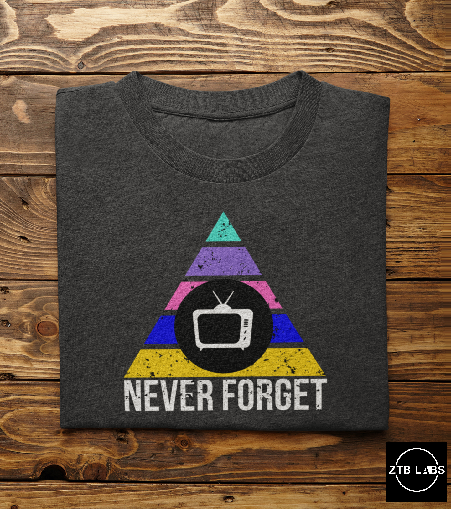 Meme Shirt: Never Forget TV Clear, Rabbit Ears, Funny Shirt, Boomer Shirt, 90s shirt, Unisex, T Shirt, GM