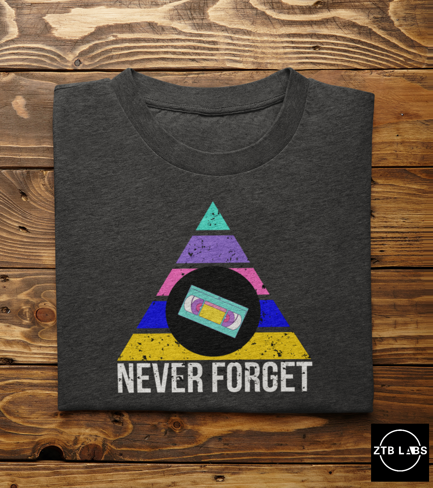 Meme Shirt: Never Forget VHS Color, Funny Shirt, Boomer Shirt, 90s shirt, Unisex, T Shirt, GM